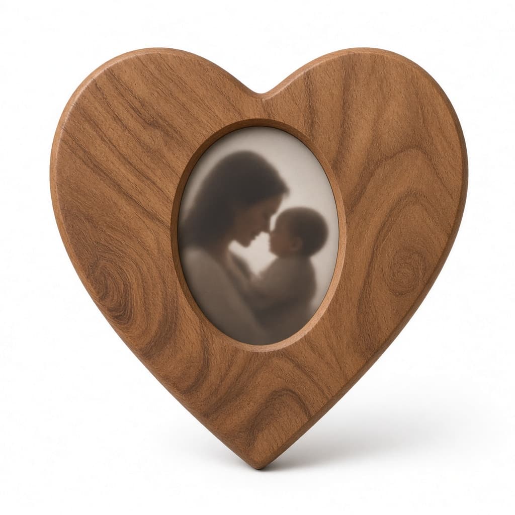 New Mom Photo Heart — personalized photo gift from PixiGift