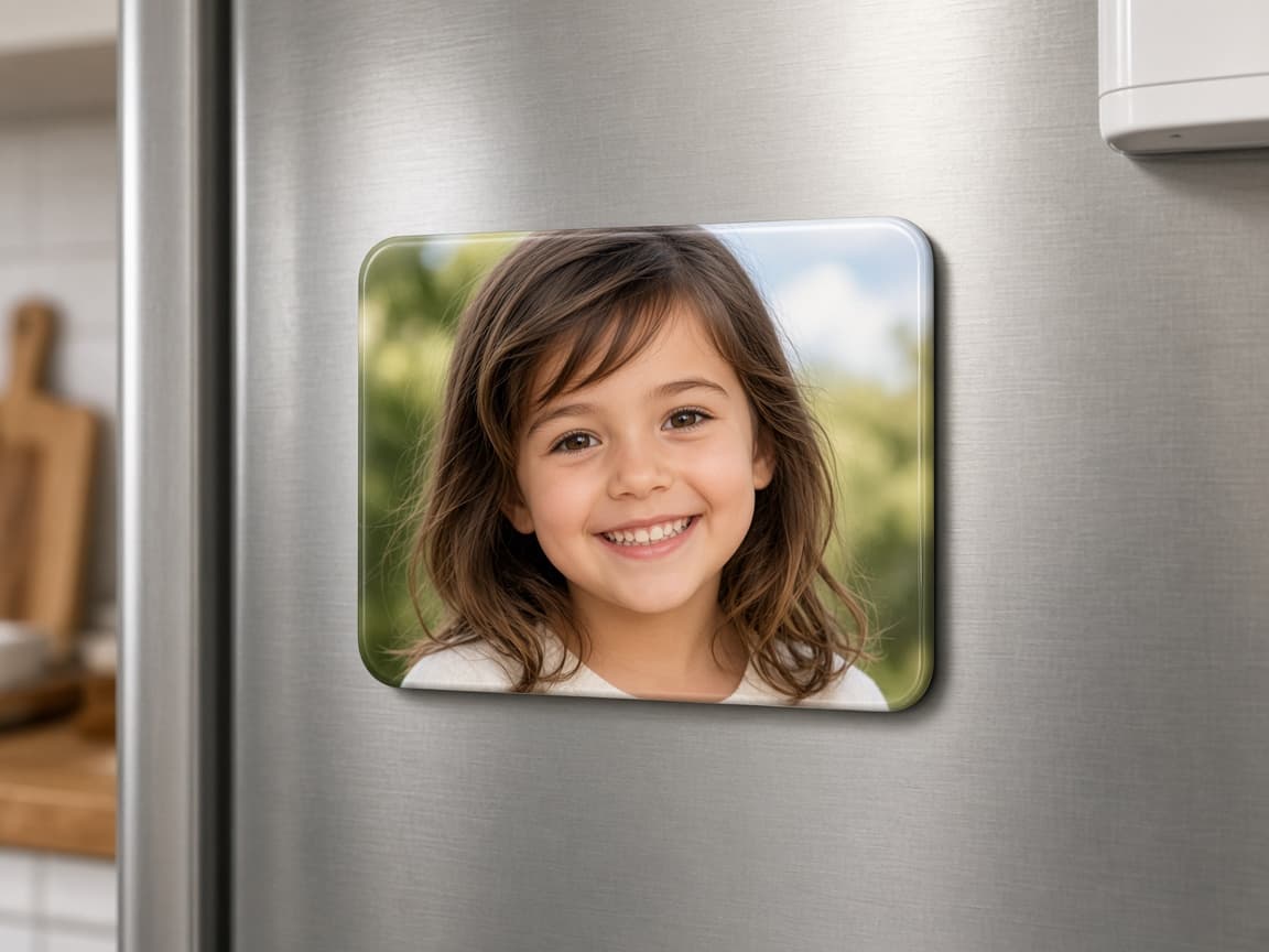 Personalized Photo Refrigerator Magnet