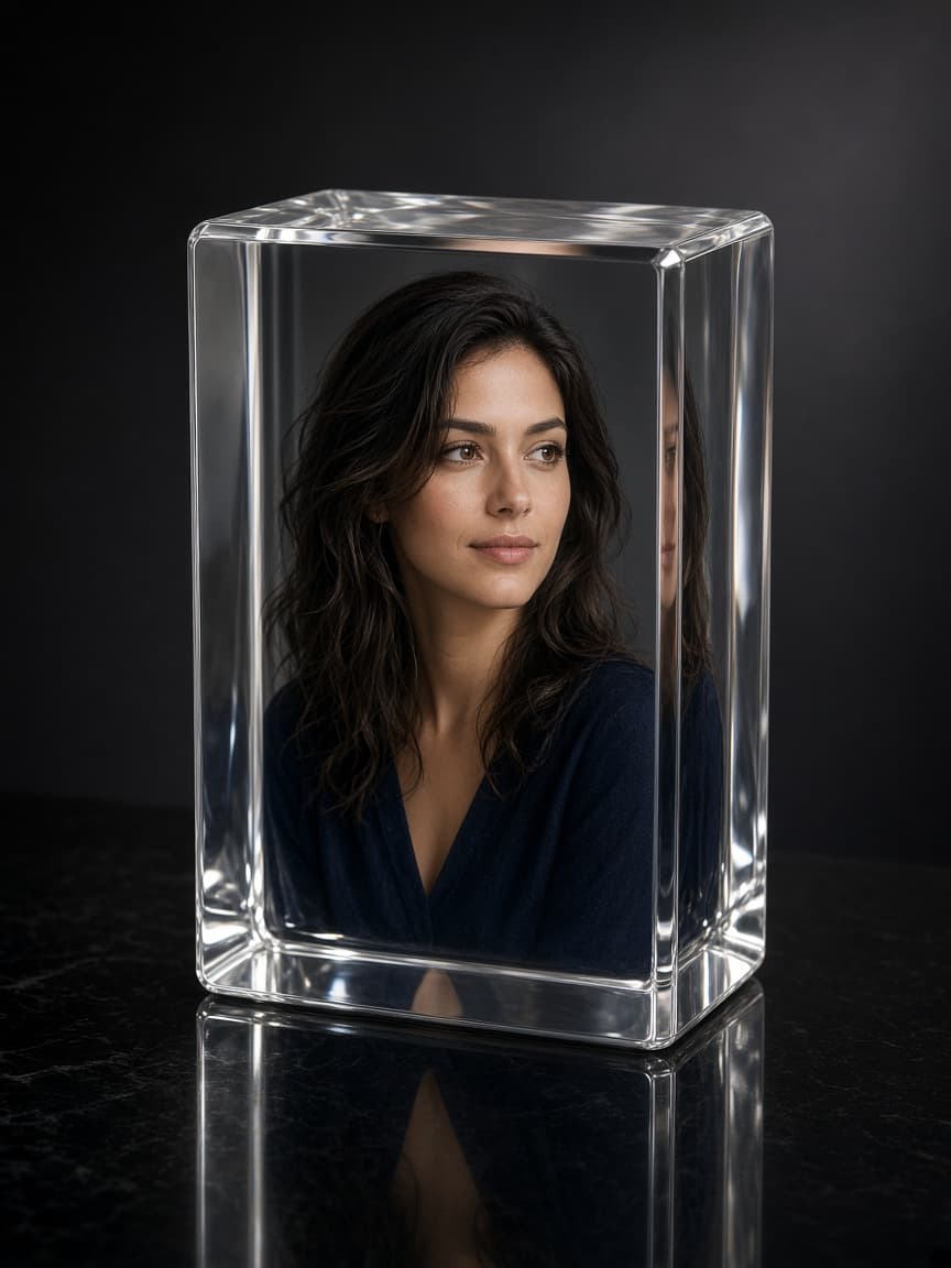 Rectangle Crystal Photo