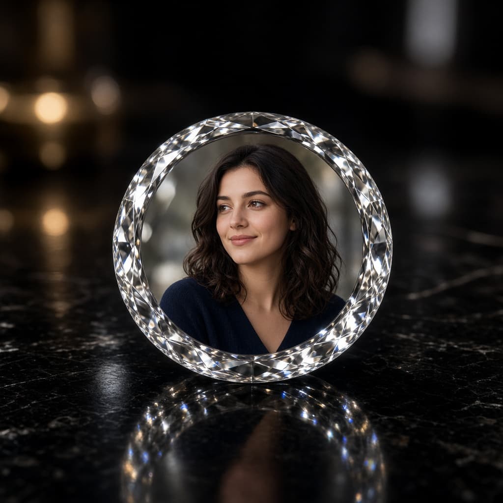 Round Crystal Photo
